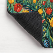 Holländisches Tulpenfeld Mousepad (Ecke)