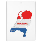 Hollandkarte Klemmbrett (Rückseite)