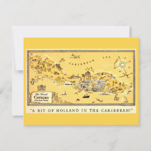 Hollands Curaçao-Insel-Postkarte Postkarte