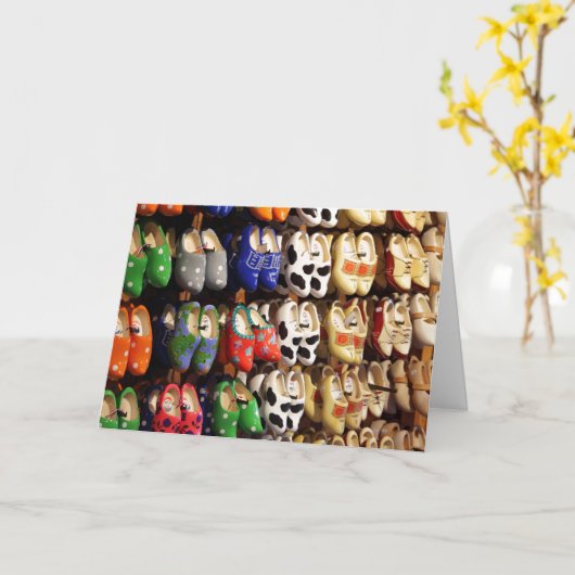 Holland's Dutch Clogs, Karte (Gelbe Blume)