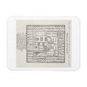 Holland's Leaguer oder Manor House, Paris Garden Magnet (Horizontal)