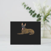 Hollandse Herdershond Dutch Shepherd Dog Postkarte (Stehend Vorderseite)