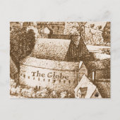 Hollars Globe-Theater Postkarte (Vorderseite)