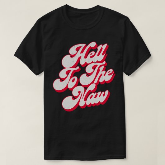 Hölle auf das originale verblasste Retro-Design T-Shirt (Design vorne)