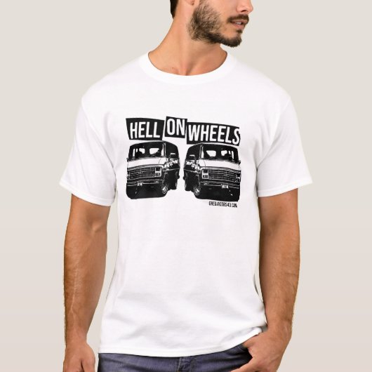 HÖLLE AUF RÄDERN T-Shirt (Vorderseite)