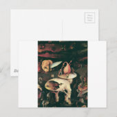 Hölle durch hieronymus bosch postkarte (Vorne/Hinten)