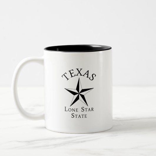 Hölle gegen Texas Zweifarbige Tasse (Links)