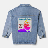 Hölle ist echt Denim Jacke (Rückseite)
