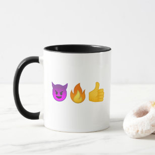 Hölle ja!   personalisierte Emoji Kaffee-Tasse Tasse