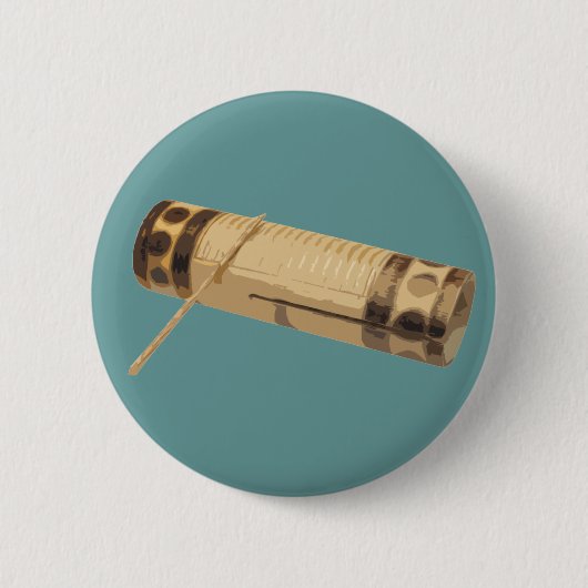 Hölle ja, spiele ich das Guiro! Button (Vorderseite)