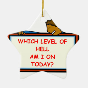 Hölle Keramik Ornament