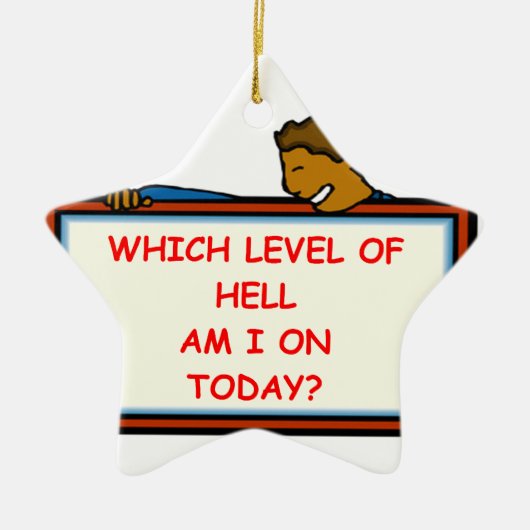 Hölle Keramik Ornament (Vorne)