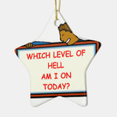 Hölle Keramik Ornament (Links)