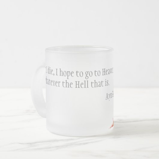 Hölle Mattglastasse (Vorderseite Links)