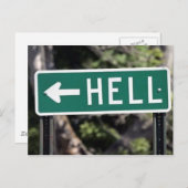 Hölle Postkarte (Vorne/Hinten)