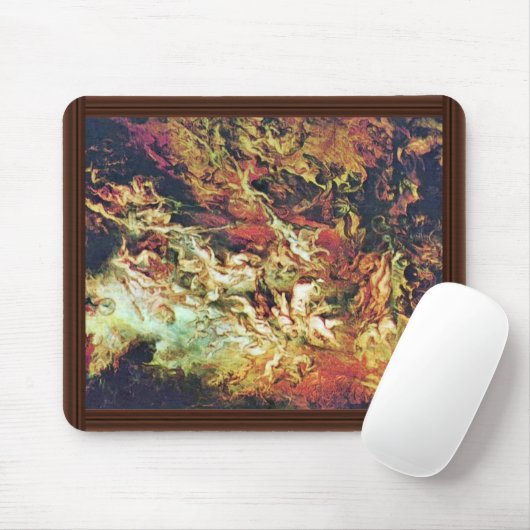 Höllen-Fall vom verdammten durch Rubens Peter Paul Mousepad (Mit Mouse)