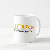 HÖLLEN-FEUER-KOMMENTAR-TASSE KAFFEETASSE (VorderseiteRechts)