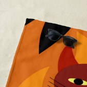 Höllen-Katze Strandtuch (Beispiel)