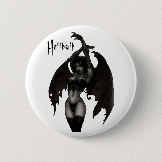 Höllen-Köder Button (Vorderseite)