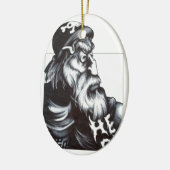 Höllen-Reiter Keramikornament (Links)