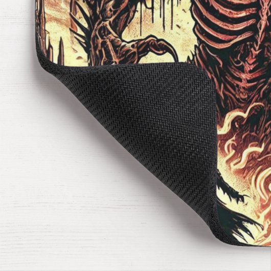 "Höllenbestie: Death Metal Design" Mousepad (Ecke)