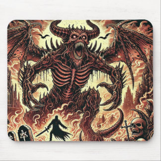 "Höllenbestie: Death Metal Design" Mousepad