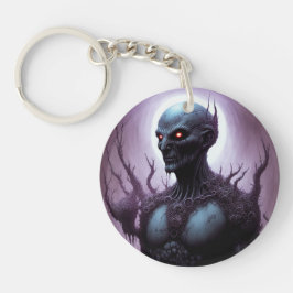 Höllenblick: blauer Dämon Schlüsselanhänger