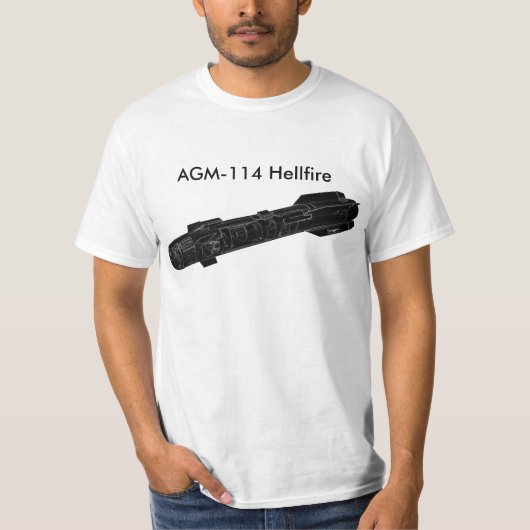 Höllenfeuer AGM-114 T-Shirt (Vorderseite)