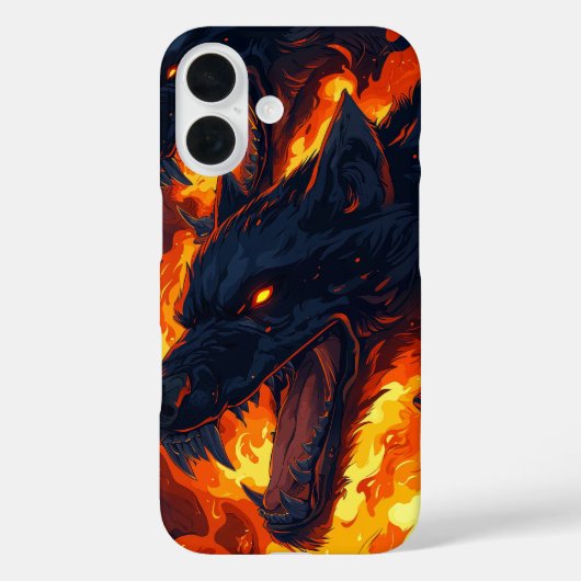 Höllenfeuer Case-Mate iPhone Hülle (Rückseite)