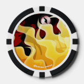 Höllenfeuer The Devil's Eye Poker Chip (Vorderseite)