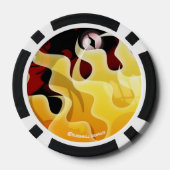 Höllenfeuer The Devil's Eye Poker Chip (Rückseite)