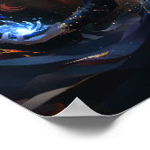 Höllenflame und Frostmädchen Poster (Ecke)