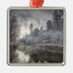 Höllenfrost an einem Hang auf Kelly Island Silbernes Ornament
