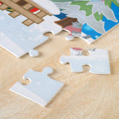 Höllenhund mit Weihnachtsgeschenken Puzzle (Seite)