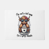 Höllenkaffee , Kaffeekühe Fußmatte (Vorderseite)