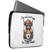 Höllenkaffee , Kaffeekühe Laptopschutzhülle (Vorne Rechts)