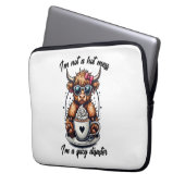 Höllenkaffee , Kaffeekühe Laptopschutzhülle (Vorderseite Links)