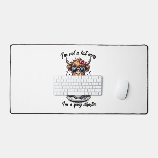 Höllenkaffee , Kaffeekühe Schreibtischunterlage (Tastatur & Maus)