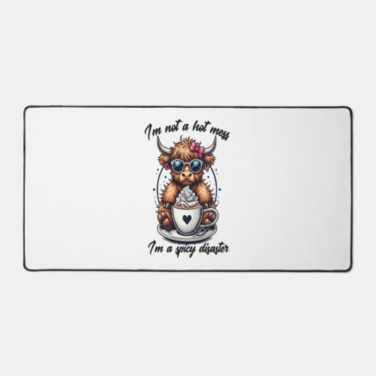 Höllenkaffee , Kaffeekühe Schreibtischunterlage (Vorderseite)