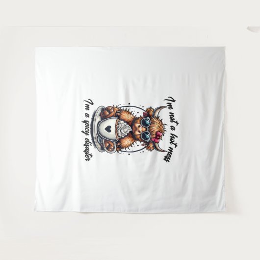 Höllenkaffee , Kaffeekühe Wandteppich (Vorderseite (Horizontal))