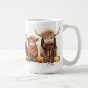 Höllenkälber Kuh Baby Highland Kühe Pumpkins Kaffeetasse