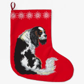 Höllenkönig spaniel großer weihnachtsstrumpf (Vorderseite)