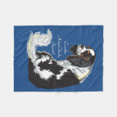 Höllenkönige Spaniels Fleecedecke (Vorderseite (Horizontal))