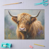 Höllenkuh auf der Floralwiese Nah Seidenpapier (Basteln)