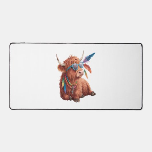 Höllenkuh , Coole Kuh , Sonnenblase Schreibtischunterlage (Vorderseite)