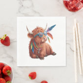 Höllenkuh , Coole Kuh , Sonnenblase Serviette (Beispiel)