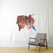 Höllenkuh , Coole Kuh , Sonnenblase Wandteppich (Beispiel (Horizontal))