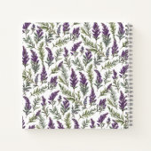 Höllenkuh im Schnee Wasserfarbe Gewohnte Weihnacht Notizblock (Rückseite)