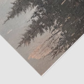 Höllenkuh im Winter Landschaftsdekoupage Seidenpapier (Ausschnitt)