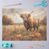 Höllenkuh mit Pumpkins Seidenpapier (Basteln)